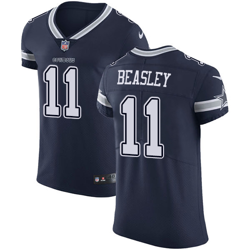 Nike Cowboys #11 Cole Beasley Navy Blue Team Color Men's Stitched NFL Vapor Untouchable Elite Jersey